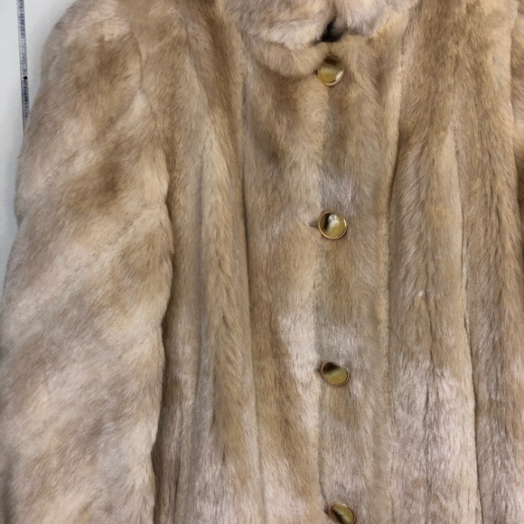 Vintage Sears Ultra Mink Jacket Sz M - Picture 5 of 12